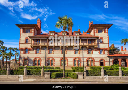 Historic Flagler College in St. Augustine, Florida, USA. It is  a private four-year liberal arts college founded in 1968. Stock Photo