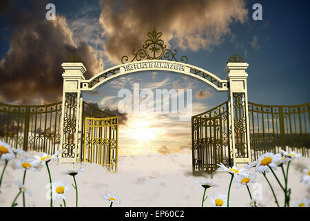 Pearly gates of heaven hi-res stock photography and images - Alamy