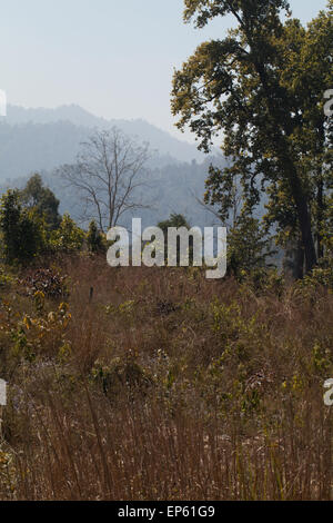 Bardia National Park. Nepal. Shiwalik Churia Hills. Impressive foothills leading to Himalayas. Stock Photo