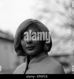 Deutsche Schauspielerin Margot Trooger, Deutschland 1960er Jahre. German actress Margot Trooger, Germany 1960s. Stock Photo
