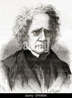 Sir John Frederick William Herschel, 1st Baronet, 1792 – 1871.  English polymath, mathematician, astronomer, chemist, inventor and experimental photographer. Stock Photo