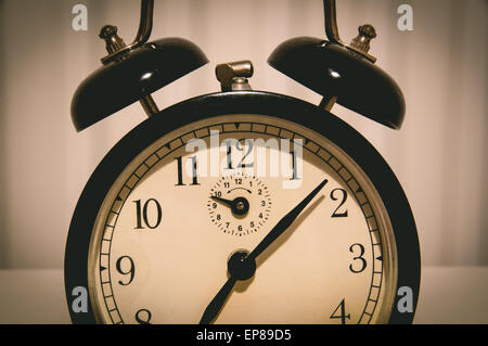 Retro alarm clock Stock Photo