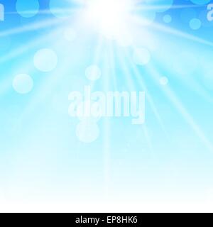 Natural Sunny  Background Vector Illustration Stock Vector