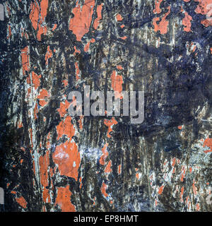 Background Texture Of Scratched And Damaged Paint On A Metal Industrial Surface Stock Photo