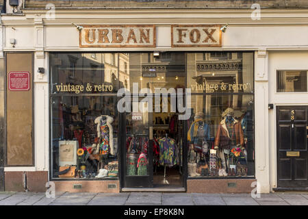 Vintage & retro clothes shop Urban Fox in Bristol, UK Stock Photo