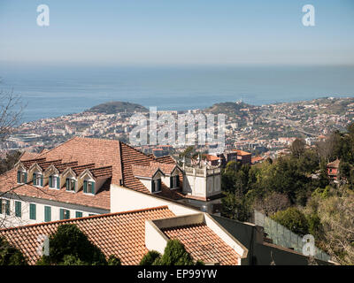 The view from Monte, Funchal, Madeira, Portugal Stock Photo