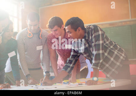 creative business people proofs meeting Stock Photo