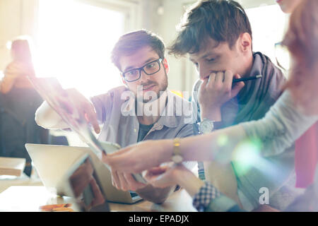 creative business people proofs office Stock Photo