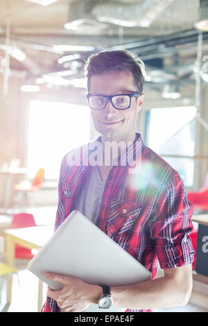 casual businessman laptop office Stock Photo