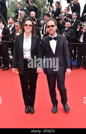 Ethan Coen, Tricia Cooke, attending the Red Carpet,  Premiere Mad Max 3 Fury Road ,  68th Cannes Film Festival ,  Festival de Cannes 2015 ,  14.05 .2015/picture alliance Stock Photo