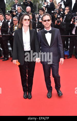 Ethan Coen, Tricia Cooke, attending the Red Carpet,  Premiere Mad Max 3 Fury Road ,  68th Cannes Film Festival ,  Festival de Cannes 2015 ,  14.05 .2015/picture alliance Stock Photo
