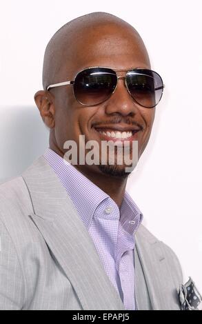 Nick Cannon at arrivals for 2015 NBC Universal Cable Entertainment Upfront, Jacob K. Javits Convention Center, New York, NY May 14, 2015. Photo By: Kristin Callahan/Everett Collection Stock Photo