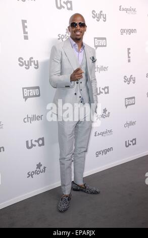 Nick Cannon at arrivals for 2015 NBC Universal Cable Entertainment Upfront, Jacob K. Javits Convention Center, New York, NY May 14, 2015. Photo By: Kristin Callahan/Everett Collection Stock Photo