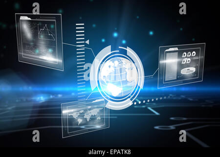 Composite image of technology interface Stock Photo