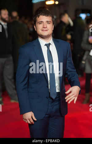 'The Hunger Games: Mockingjay, Part 1' world premiere held at the Odeon Leicester Square - Arrivals  Featuring: Josh Hutcherson Where: London, United Kingdom When: 10 Nov 2014 Credit: Daniel Deme/WENN.com Stock Photo