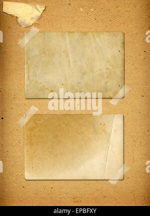 Old grunge frames on the ancient paper background Stock Photo - Alamy