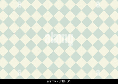 Blue and cream patterned wallpaper Stock Photo