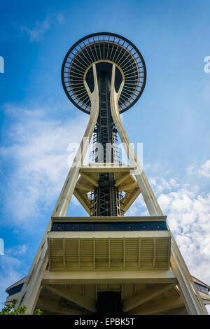 The Space Needle, in Seattle, Washington. Stock Photo
