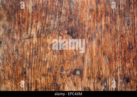 Old Wood Texture with knots and scratches. Stock Photo