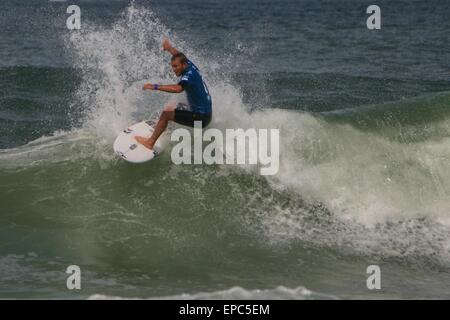 Rio de Janeiro, Brazil. 15th May, 2015. Dusty Payne (USA/HAW) in Round 3 of WCT Oi Rio Pro 2015 in Barra da Tijuca Beach. He was defeated by Mick Fanning (AUS). Credit:  Maria Adelaide Silva/Alamy Live News Stock Photo