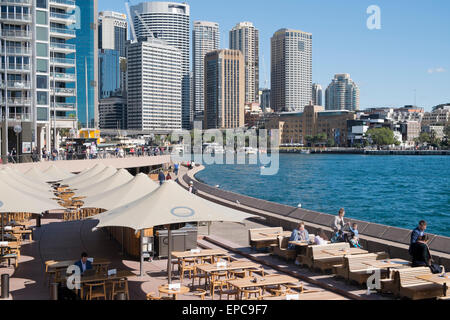 Sydney circular quay and central business district,new south wales ...