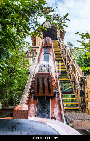 Pirate Falls log ride at Legoland, Windsor, London, England, United ...