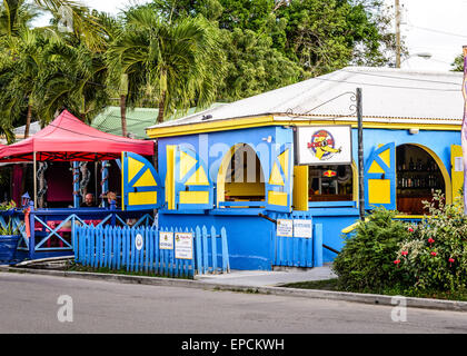 The Mad Mongoose Bar and Restaurant, English Harbour, Antigua Stock Photo