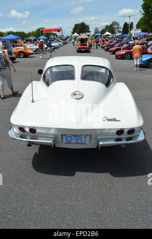 A vintage 1963 Split Window Corvette Stingray Coupe. Stock Photo