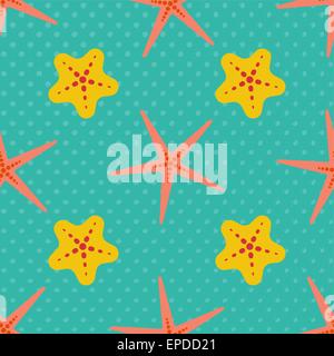 Seamless pattern with flat travel icons Stock Vector