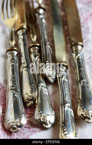 Vintage cutlery Stock Photo