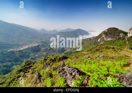 A beautiful mountain view in Sapa, Vietnam Stock Photo