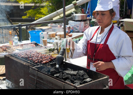 16th May 2015 - Waroeng Windsor at FestivalAsia in Tobacco Docks, London, a festival celebrating Asian cultures arts and cuisine Stock Photo