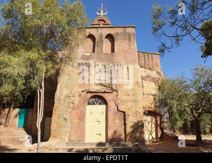 Monolithic church, Ethiopia, Africa Stock Photo