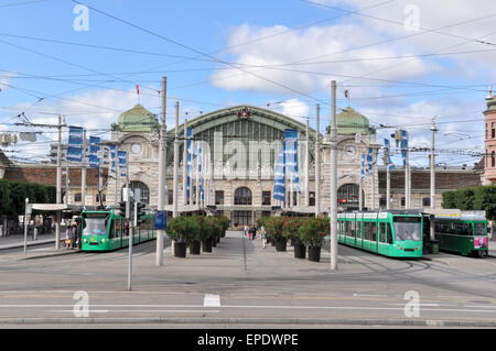 SBB Main train station in Basel, Switzerland Stock Photo