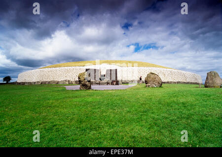 Ireland, County Meath, Bru Na Bo Inne, Newgrange Stock Photo
