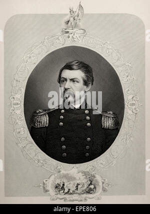 mcclellan civil war george general usa governor jersey alamy union army
