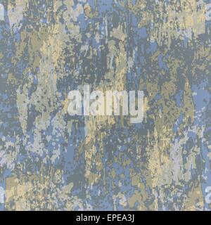 abstract seamless texture of blue rusted metal Stock Vector