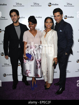 May 17, 2015 - Los Angeles, California, U.S. - Cast Of Grandfathered attending the Disney Media Distribution 2015 International Upfront held at the Disney Studio Lot in Burbank, California on May 17, 2015. 2015 (Credit Image: © D. Long/Globe Photos/ZUMA Wire) Stock Photo