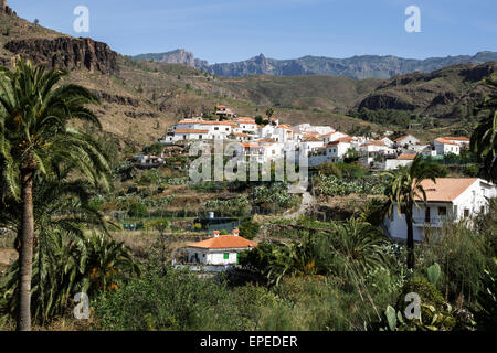 Fataga, Gran Canaria, Canary Islands, Spain Stock Photo