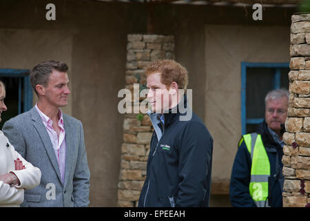 Prince Harry attends RHS Chelsea flower show 2015 Stock Photo