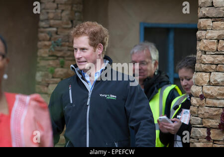 Prince Harry attends RHS Chelsea flower show 2015 Stock Photo