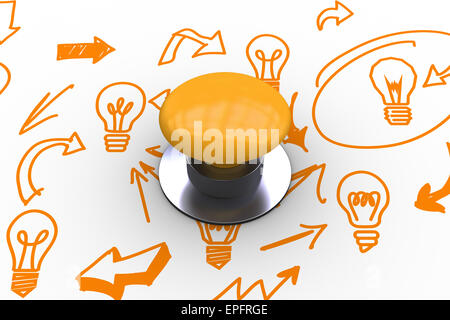 Start against idea and innovation graphic Stock Photo