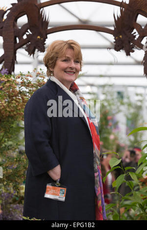 London, UK. 18 May 2015. Photocall with actress Brenda Blethyn at the Endangered Plants in the Wild stand in the Great Pavilion. Press Day at the RHS Chelsea Flower Show. Credit:  Nick Savage/Alamy Live News Stock Photo