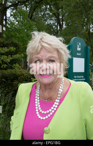 Judith Chalmers attends RHS Chelsea flower show 2015. Stock Photo