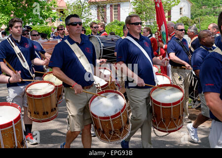 Drummers in Modern Attire Stock Photo