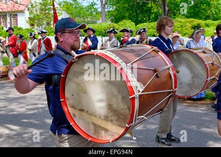 Drummers in Modern Attire Stock Photo