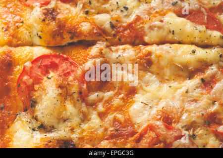 Pizza close up Stock Photo