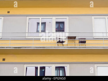 Building facade in the Bislett district of Oslo Norway a popular residential area with buildings from ca 1880 to 1940 Stock Photo