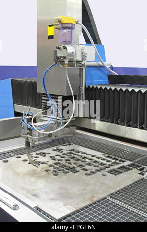 Water jet cutter Stock Photo