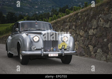 south tyrol classic cars 2014 Bentley S1 1 Stock Photo